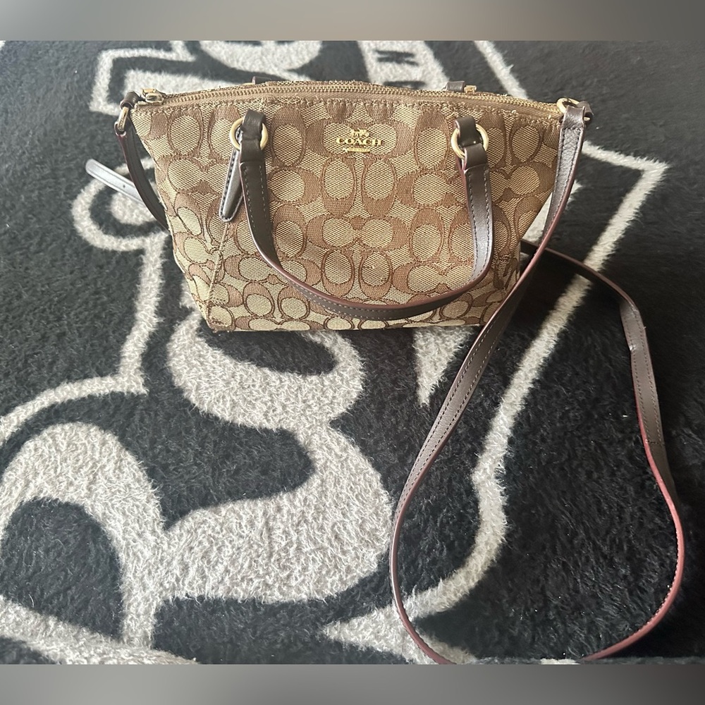 Vintage Coach Canvas Crossbody